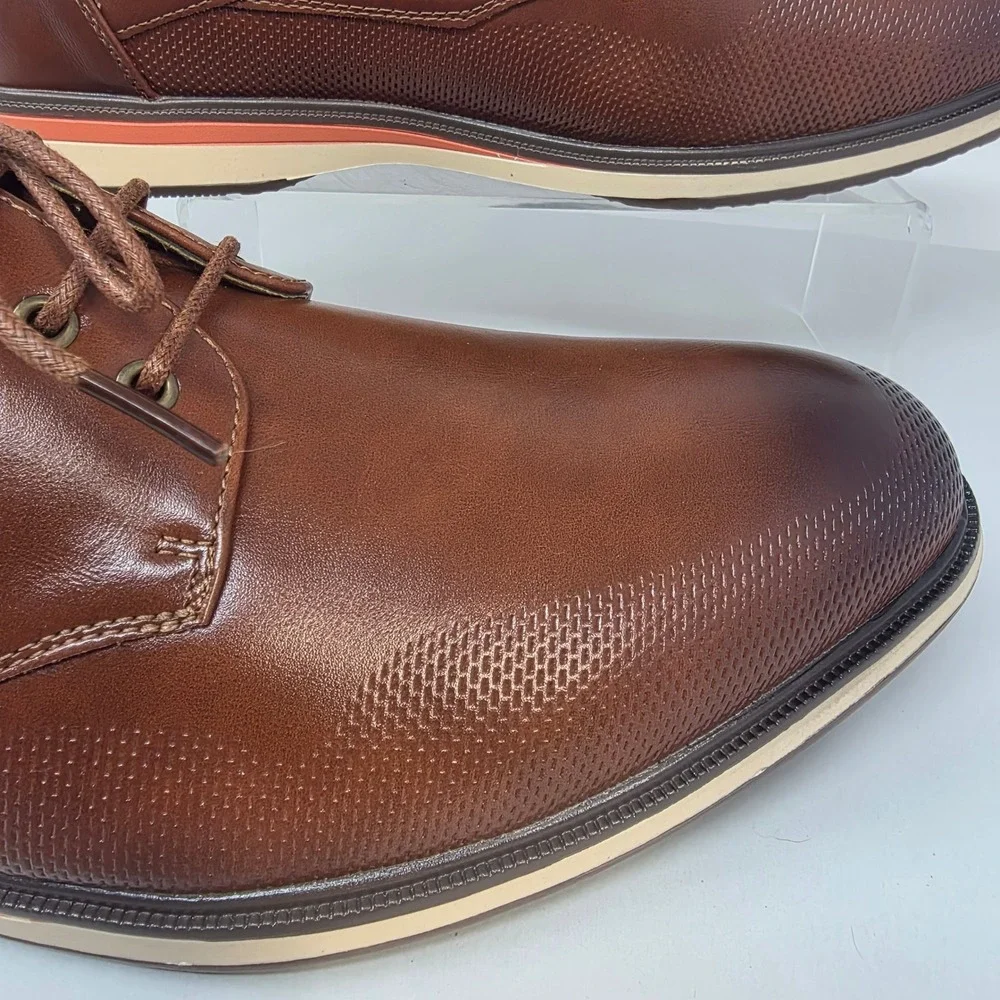 Bruno Marc Dress Shoes Mens Size 12 LG19008M Brown Casual Oxford Excellent